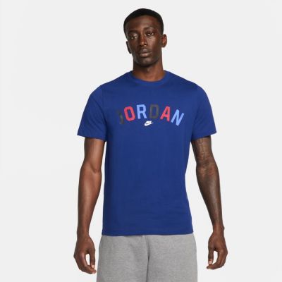 Jordan Sport DNA Wordmark Tee - Blu - Maglietta a maniche corte