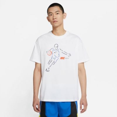 Nike Basketball Tee - Blanc - Maglietta a maniche corte
