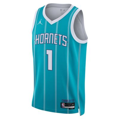 Jordan Dri-FIT NBA Charlotte Hornets Icon Edition 2022/23 Swingman Jersey - Blu - Maglia