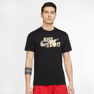 Nike "Just Do It" Basketball Tee - Nero - Maglietta a maniche corte