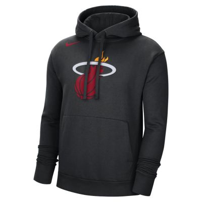 Nike NBA Miami Heat Fleece Pullover Hoodie - Nero - Hoodie