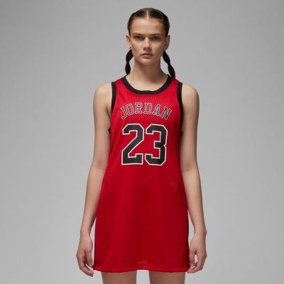 Jordan (Her)itage Wmns Basketball Dress - Rosso - Maglietta a maniche corte