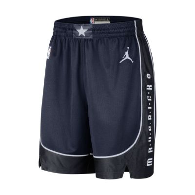 Jordan NBA Dri-FIT Dallas Mavericks Statement Edition 2022 Swingman Shorts - Nero - Pantaloncini
