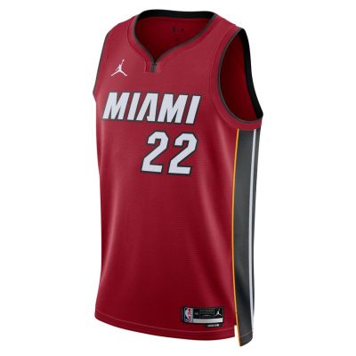 Jordan Dri-FIT NBA Miami Heat Statement Edition 2022 Swingman Jersey - Rosso - Maglia