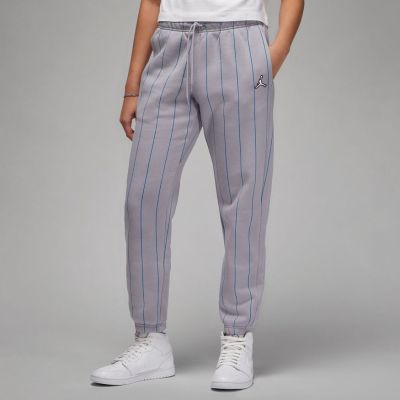 Jordan Brooklyn Fleece Wmns Stripe Pants Steel Grey - Grigio - Pantaloni