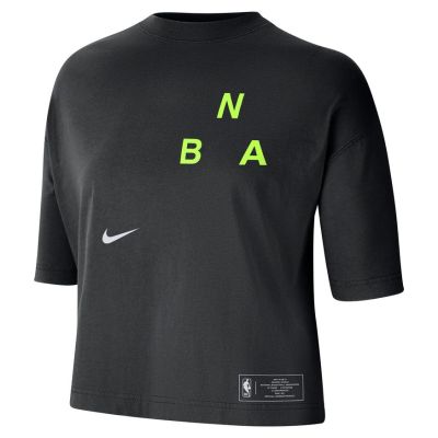 Nike NBA Team 31 Essential Wmns Tee - Nero - Maglietta a maniche corte