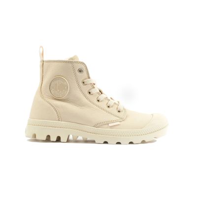 Palladium Pampa Hi Zip Wool Sahara - Giallo - Scarpe