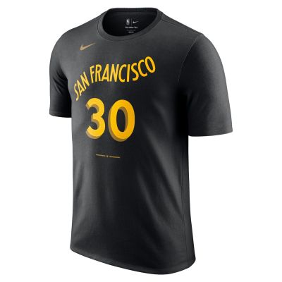 Nike NBA Stephen Curry Golden State Warriors City Edtion Tee Black - Nero - Maglietta a maniche corte