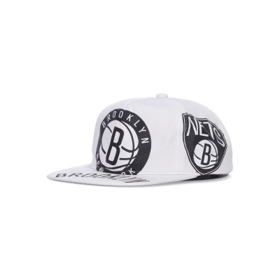 Mitchell & Ness NBA Brooklyn Nets In Your Face Deadstock Hwc Snapback - Blanc - Cappello