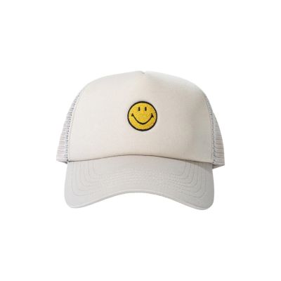 Market Smiley Studios Trucker Hat Wood Ash - Blanc - Cappello