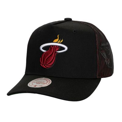 Mitchell & Ness NBA Miami Heat Tremor Trucker - Nero - Cappello