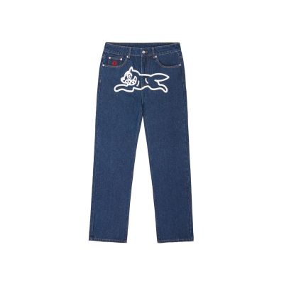 ICECREAM Running Dog Denim Pants Indigo - Blu - Pantaloni ICECREAM Running Dog Denim Pants Indigo - Blu - Pantaloni