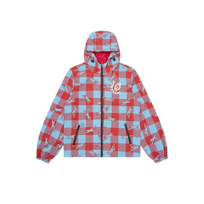 ICECREAM Checker Running Dog Hooded Windbreaker - Multicolor - Giacca ICECREAM Checker Running Dog Hooded Windbreaker - Multicolor - Giacca