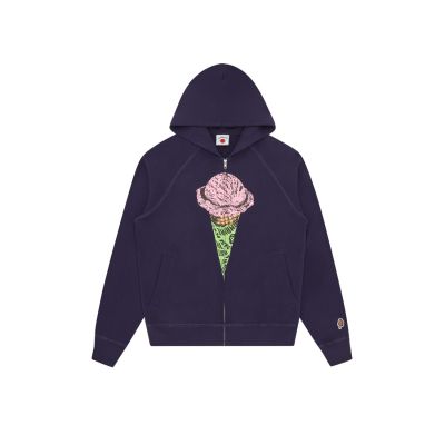 ICECREAM Cone Zip Through Hoodie Navy - Blu - Hoodie ICECREAM Cone Zip Through Hoodie Navy - Blu - Hoodie