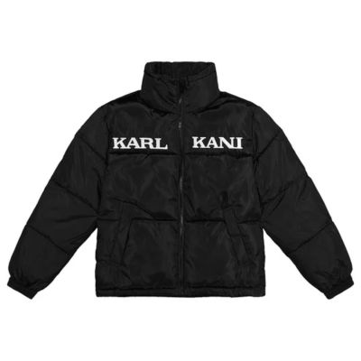 Karl Kani Retro Essential Wmns Puffer Jacket - Nero - Giacca Karl Kani Retro Essential Wmns Puffer Jacket - Nero - Giacca