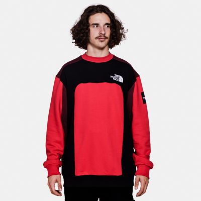 The North Face M BB Cut & Sew Crewneck TNF Red - Rosso - Hoodie