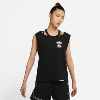 Nike Standard Issue "Queen Of Courts" Wmns Basketball Top - Nero - Maglietta a maniche corte