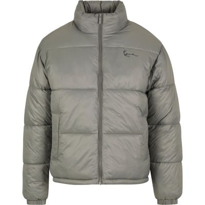 Karl Kani Small Signature Embossed Logo Puffer Jacket - Grigio - Giacca