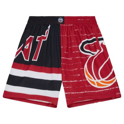 Mitchell & Ness NBA Miami Heat Jumbotron 3.0 Shorts - Rosso - Pantaloncini