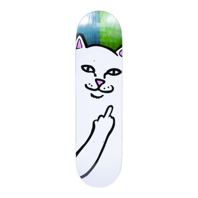 Rip N Dip Lord Nermal Board Olive / Pine - Blanc - Skateboard