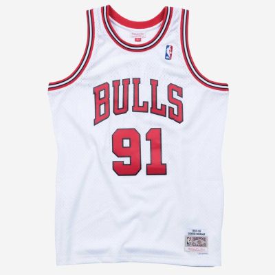 Mitchell & Ness NBA Swingman Jersey Chicago Bulls Dennis Rodman White - Blanc - Maglia