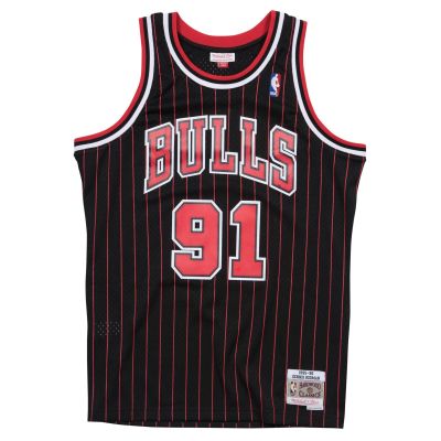 Mitchell & Ness NBA Chicago Bulls Dennis Rodman Swingman Alternate Jersey - Nero - Maglia