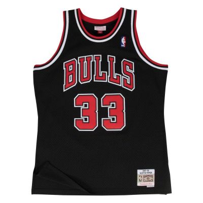 Mitchell & Ness NBA Swingman Jersey Chicago Bulls Scottie Pippen Black - Nero - Maglia