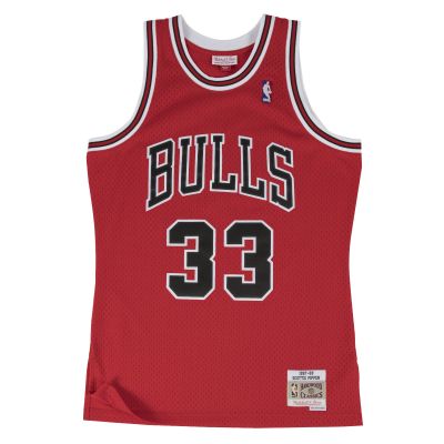 Mitchell & Ness Chicago Bulls Scottie Pippen Swingman Jersey - Rosso - Maglia