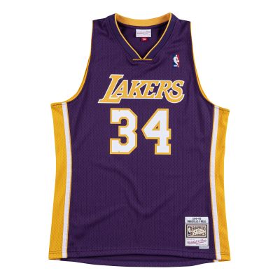 Mitchell & Ness LA Lakers Shaquille O´Neal NBA Swingman Jersey - Viola - Maglia
