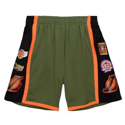Mitchell & Ness Flight LA Lakers 2009 Swingman Shorts - Verde - Pantaloncini