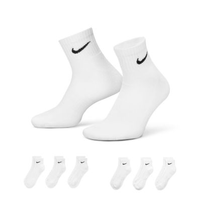 Nike Everyday Cushioned Ankle 6-Pack Socks White - Blanc - Calzini