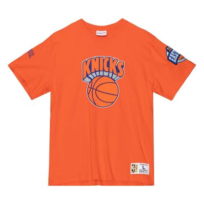 Mitchell & Ness NBA New York Knicks Team Origins S/S Tee - Arancia - Maglietta a maniche corte