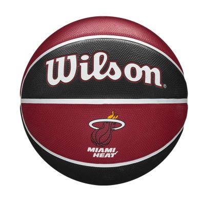 Wilson NBA Team Tribute Basketball Miami Heat - Nero - Sfera Wilson NBA Team Tribute Basketball Miami Heat - Nero - Sfera