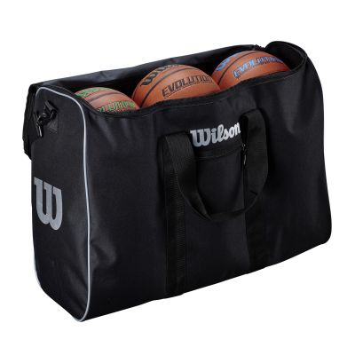 Wilson 6 Ball Travel Basketball Bag - Nero - Zaino