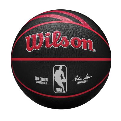 Wilson 2023 NBA Team City Collection Chicago Bulls Size 7 - Nero - Sfera Wilson 2023 NBA Team City Collection Chicago Bulls Size 7 - Nero - Sfera