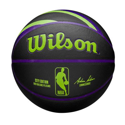 Wilson 2023 NBA Team City Collection New Orleans Pelicans Size 7 - Nero - Sfera