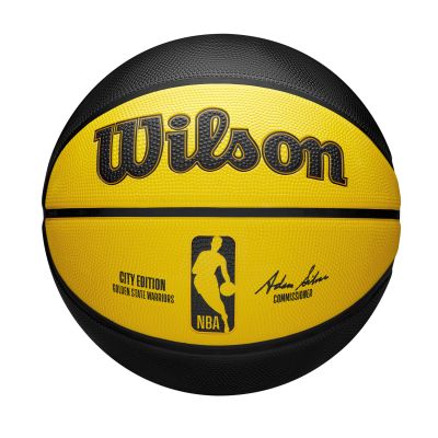Wilson 2023 NBA Team City Edition San Francisco Golden State Warriors Size 7 - Giallo - Sfera