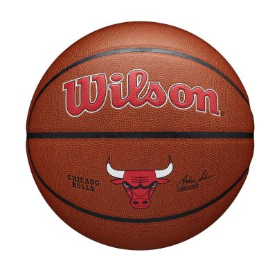 Wilson NBA Team Alliance Chicago Bulls 7 - Marrone - Sfera Wilson NBA Team Alliance Chicago Bulls 7 - Marrone - Sfera